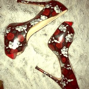 ZGMM peep toe stilletos.